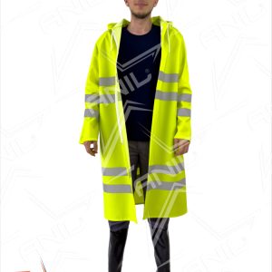 Komple Çift Reflektörlü Pardesü Yağmurluk - Görsel 4